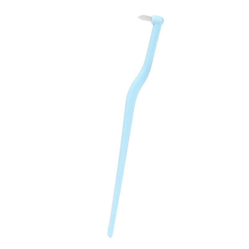 KFX-5666749 Soft-Fur Pet Toothbrush in Red, Blue, Green, and Yellow - Gentle Cleaning Essential