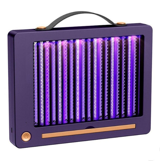 KFX-5679805 UV Light Electric Shock Mosquito Killer Lamp with USB Charging - Portable Low Noise Insect Trap