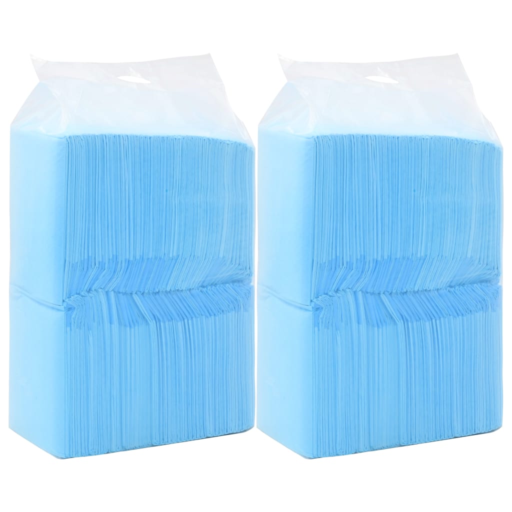 KFX-5745341 Highly Absorbent Puppy Training Pads - 100 pcs, 45x33 cm, Non-Woven Fabric, Blue and White