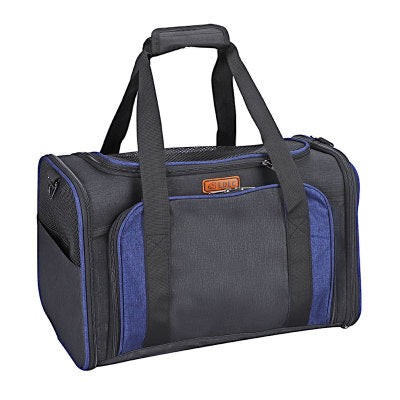 KFX-5791677 Expandable Breathable Cat Carrying Bag with Detachable Shoulder Strap and Internal Pet Mat