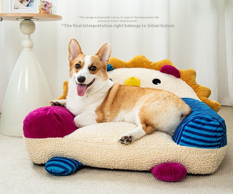 KFX-5913405 Removable and Washable Bedding Pads for Small and Medium Dogs in Pet Kennels