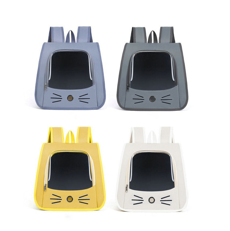 KFX-5955517 Breathable Oxford Fabric Cat Carrier Backpack for Dogs and Cats - Portable Transport Bag