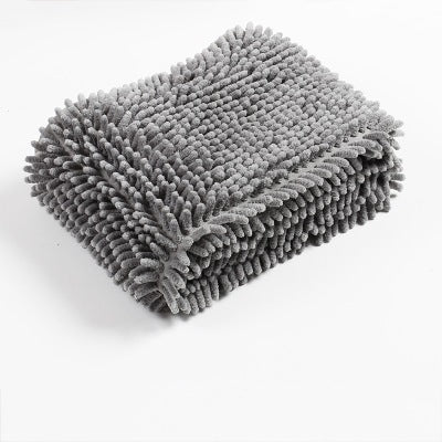 KFX-6051261 Chenille Pet Absorbent Towel - Available in Purple, Pink, and Blue in Multiple Sizes