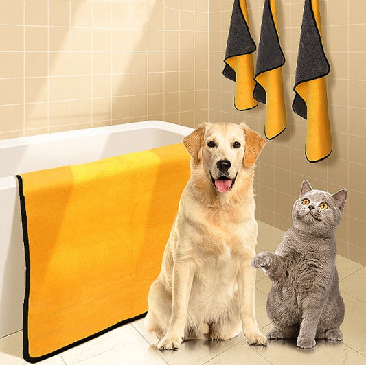 KFX-6116797 Absorbent Fiber Dog Bath Towel for Quick Drying