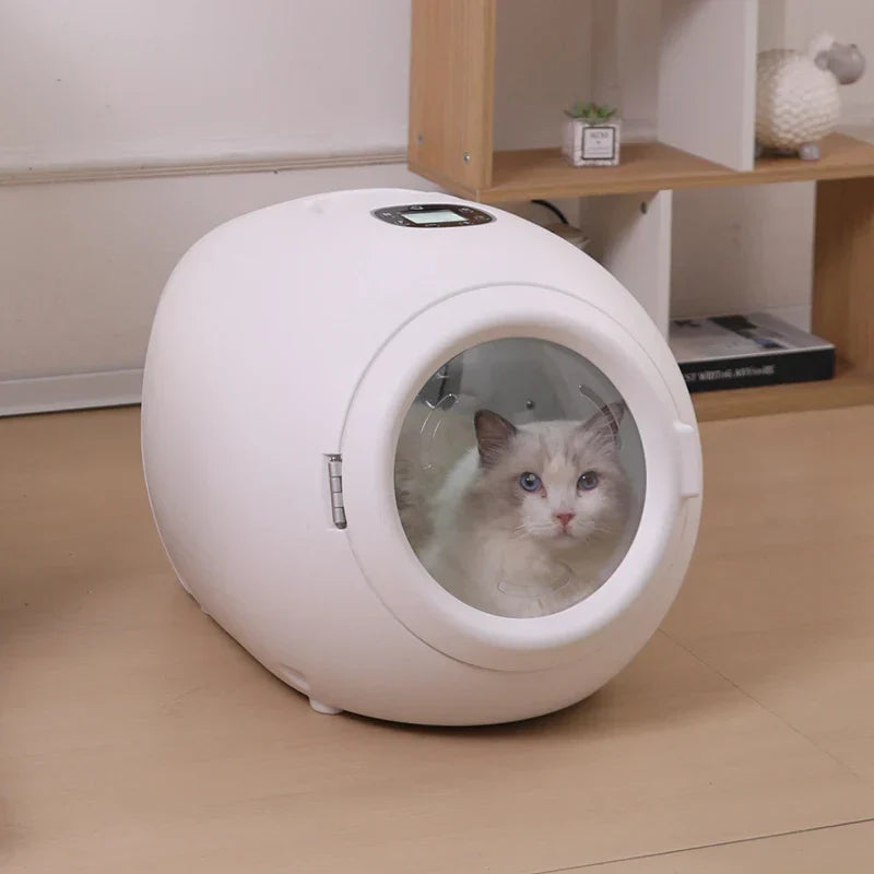 KFX-613587 Eco-Friendly 45L Rechargeable Portable 4-Speed Cat Drying Device for Indoor Use After Bathing