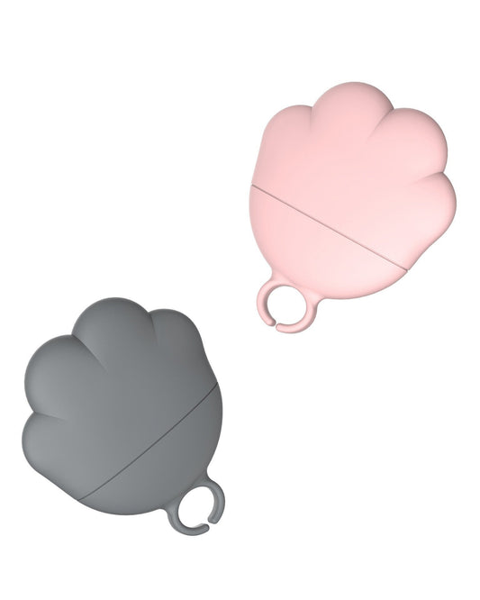 KFX-6289981 Silicone Cat Paw Can Lid and Bottle Opener Set - Pink and Gray Options