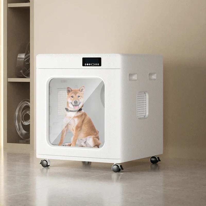 KFX-629395 200L Eco-Friendly Professional Pet Grooming Dryer for Dogs and Cats, Indoor Bathroom Use, 4 Fan Speeds, Time Setting