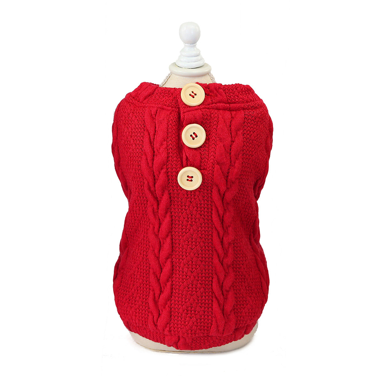 KFX-6319293 Cozy Wool Cotton Vest for Small Dogs - Winter Sweater in Various Sizes