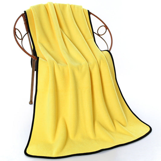 KFX-6346173 Absorbent Fiber Towel for Dogs and Cats - Pet Bath Drying Cloth