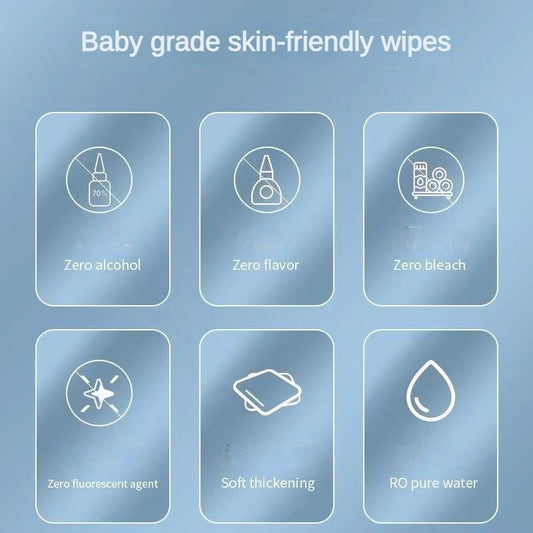 KFX-6378941 Gentle Plant-Based Pet Wipes for Dogs and Cats - 80 Unscented Cleaning Wipes for Paws, Ears, and Eyes