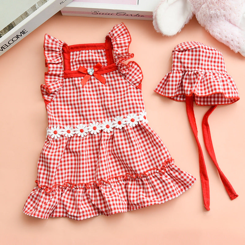 KFX-6548669 Charming Purple & Mint Green Pet Summer Vest for Cats