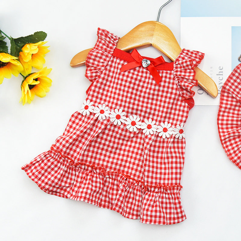 KFX-6548669 Charming Purple & Mint Green Pet Summer Vest for Cats