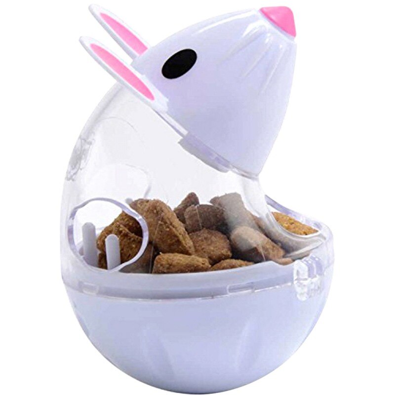 KFX-6587581 Interactive Pet Feeder Mouse Tumbler Toy for Cats and Dogs - Durable, Non-Toxic, Automatic Treat Dispenser