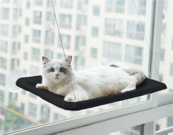 KFX-6681533 Cat Litter Sucker Hanging Window Hammock with Oxford Cloth and Steel Wire - Multiple Colors Available