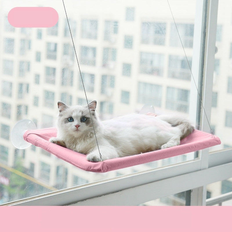 KFX-6681533 Cat Litter Sucker Hanging Window Hammock with Oxford Cloth and Steel Wire - Multiple Colors Available