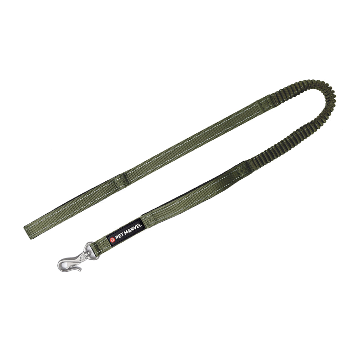 KFX-6702653 Heavy Duty Shock Absorbing Tactical Dog Leash with Dual Handles for Safe Training