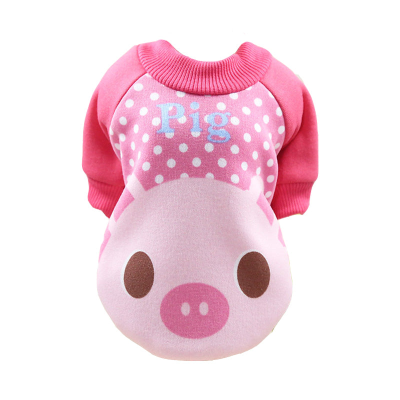 KFX-6789053 Cozy Fleece Dog Sweaters for Spring, Autumn & Winter – Various Fun Designs Available