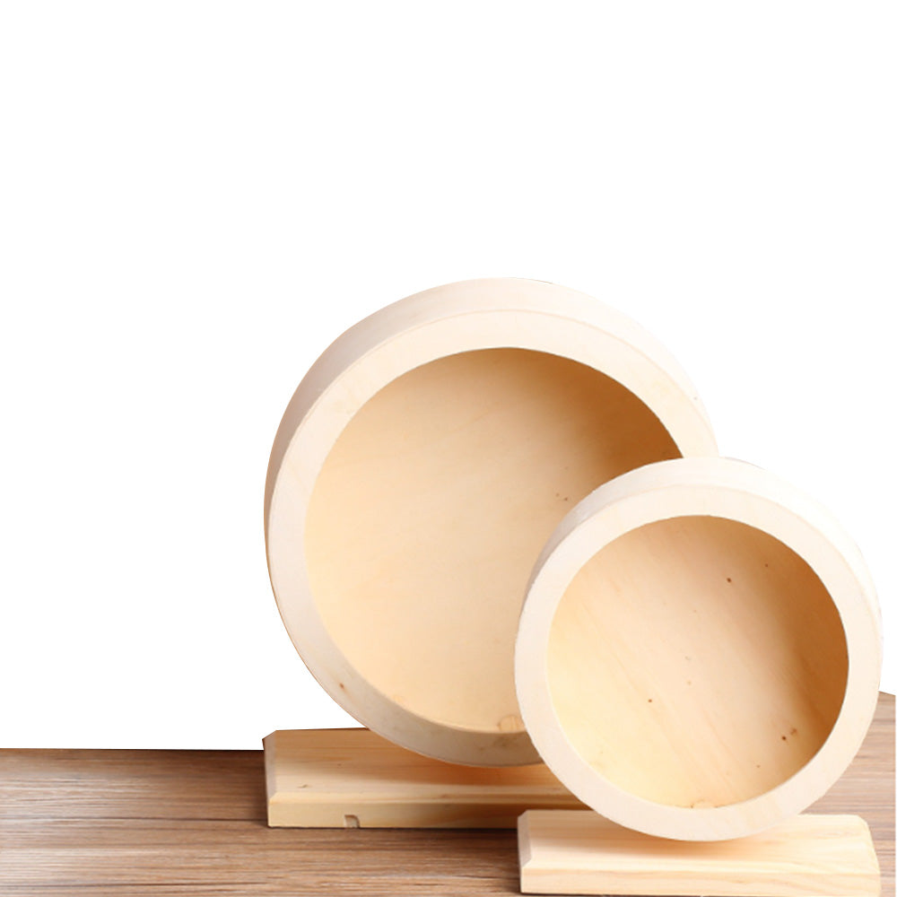 KFX-6910909 Solid Wood Running Wheel for Small to Large Pets - Mute Bracket Design