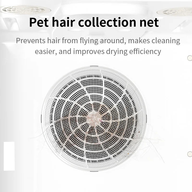 KFX-694931 Portable 70L Eco-Friendly Pet Dryer Machine with Low Noise and 4 Fan Speeds for Cats and Small Animals