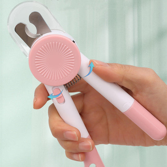 KFX-6967101 Pet Nail Clippers with Anti-Blood Position for Dogs - Solid Color Options Available