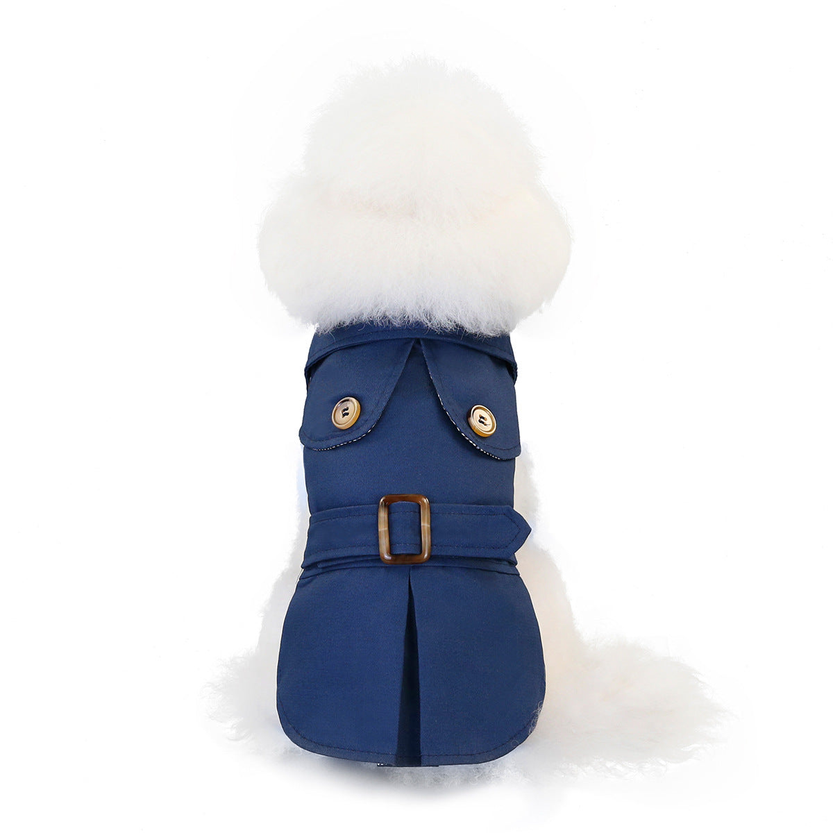 KFX-7007421 Trendy Three-Color Windbreaker for Small Dogs - Ideal for Autumn and Winter Wear