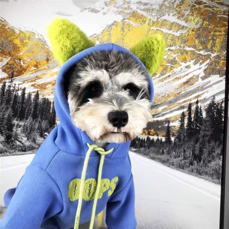 KFX-7051197 Cozy Plus Velvet Hooded Sweater for Small to Medium Dogs and Cats