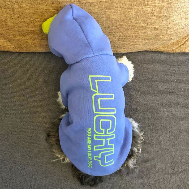 KFX-7051197 Cozy Plus Velvet Hooded Sweater for Small to Medium Dogs and Cats