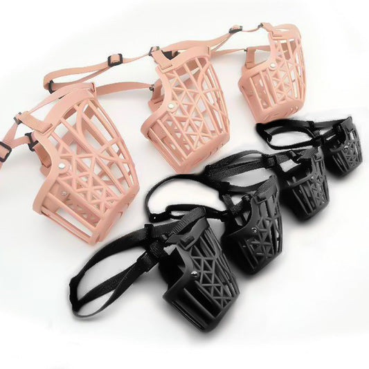 KFX-7088317 Anti-Bark and Anti-Bite Dog Muzzle for Small and Medium Pets - Nylon Strap Mouth Cover