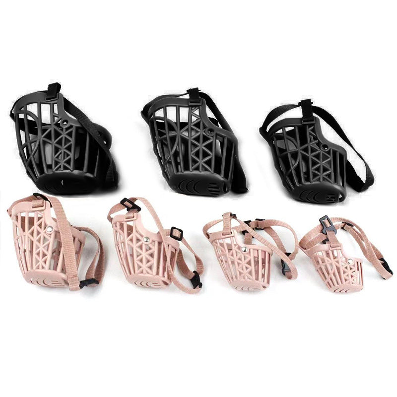 KFX-7088317 Anti-Bark and Anti-Bite Dog Muzzle for Small and Medium Pets - Nylon Strap Mouth Cover