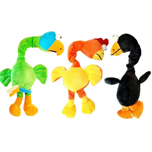 KFX-7136189 Interactive Squeaky Chicken Dog Toy for Chewing and Playtime Activities