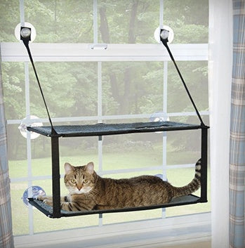 KFX-7271357 Removable and Washable Cat Hammock with Super Suction Cups for Window Sills