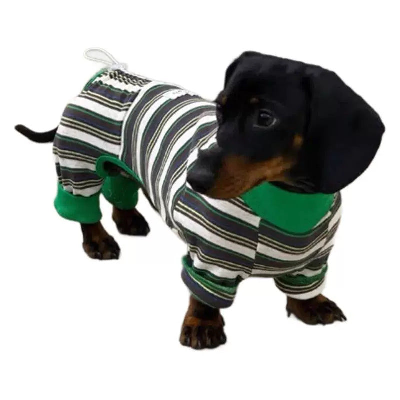 KFX-7302333 Striped Warm Vest for Dogs - Cozy Autumn and Winter Pet Clothing