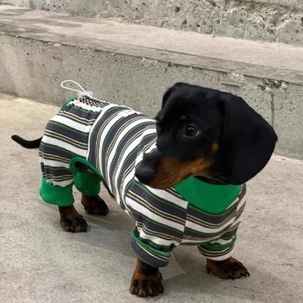 KFX-7302333 Striped Warm Vest for Dogs - Cozy Autumn and Winter Pet Clothing