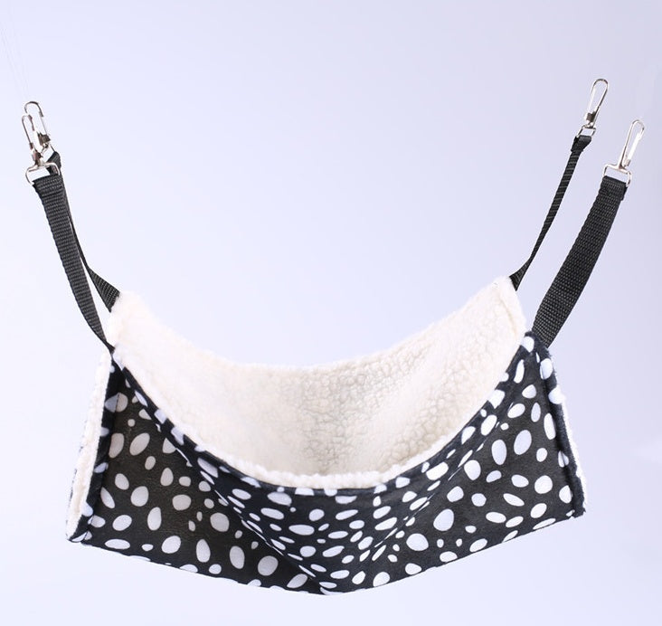 KFX-7304125 Cozy Double-Sided Cat Hammock with Cool-Sensing Fabric for Winter Use