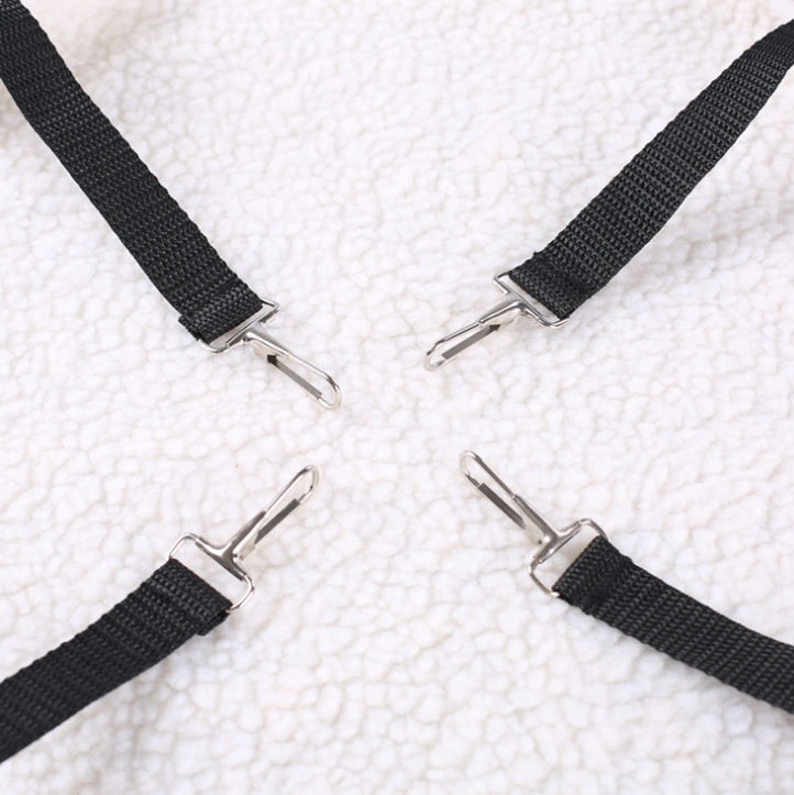 KFX-7304125 Cozy Double-Sided Cat Hammock with Cool-Sensing Fabric for Winter Use