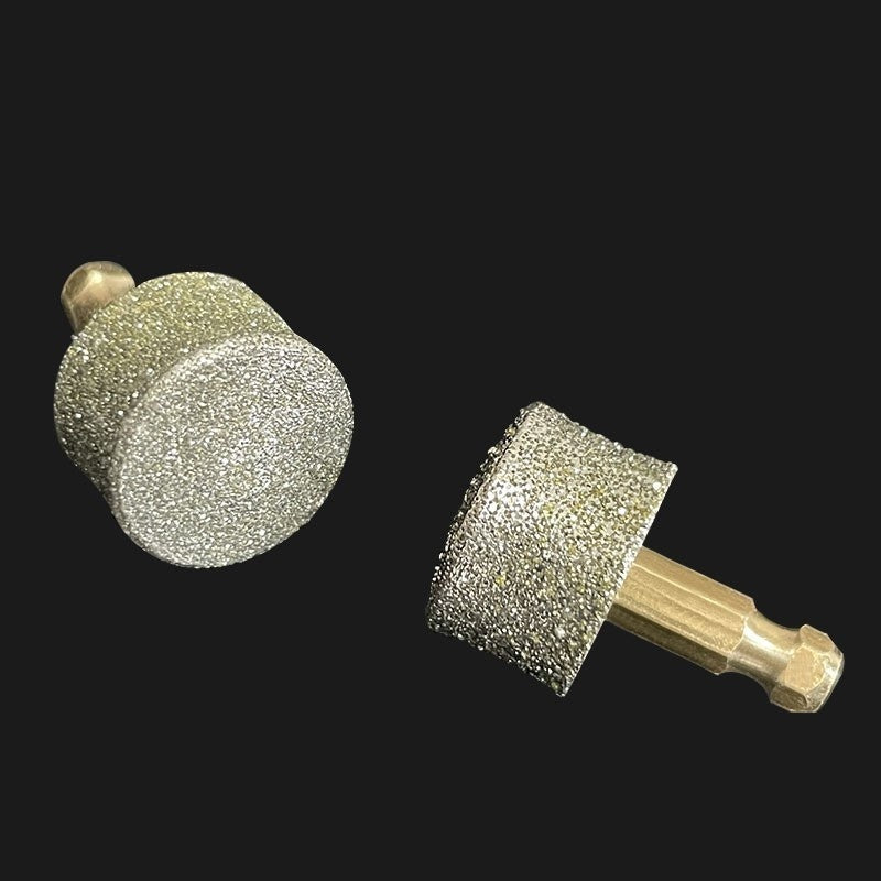 KFX-7425853 Pet Nail Grinding Head with Copper Handle – 60 & 80 Mesh Diamond Trimming Tool