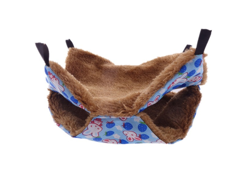 KFX-7435197 Hamster Hammock Toy - Small 20x20cm or Large 35x35cm for Cozy Relaxation
