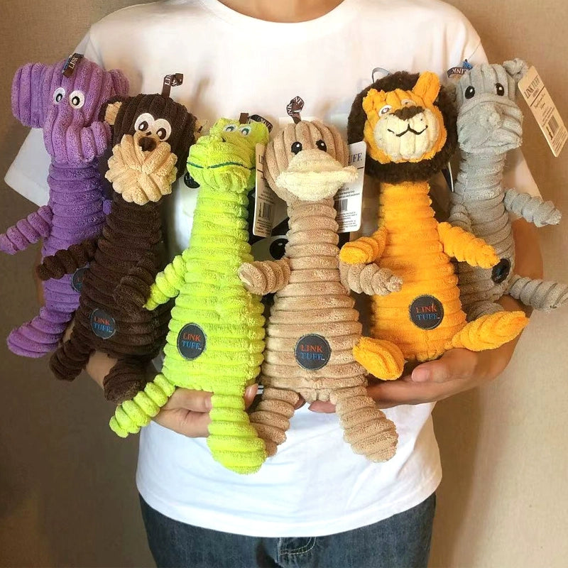 KFX-7438397 Vocal Bite Resistant Plush Monkey Toy for Dogs - Short Plush Material