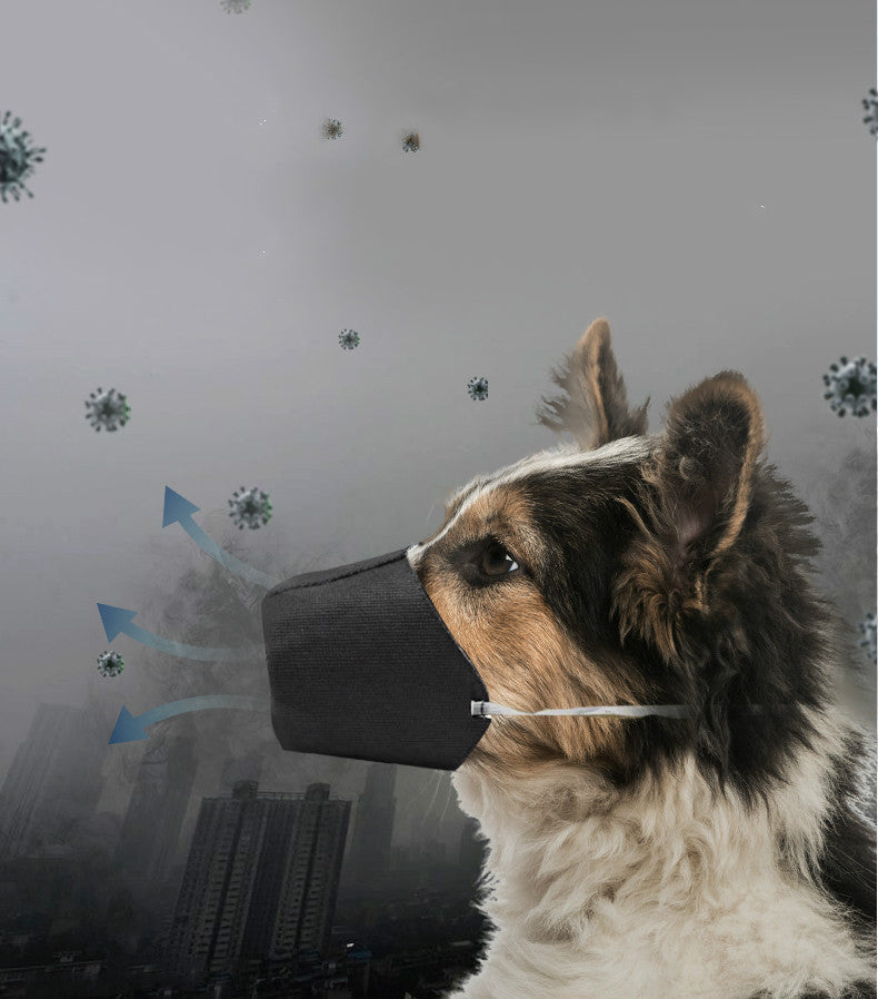 KFX-7448765 Pet Mouth Cover in Comfortable Cloth Design