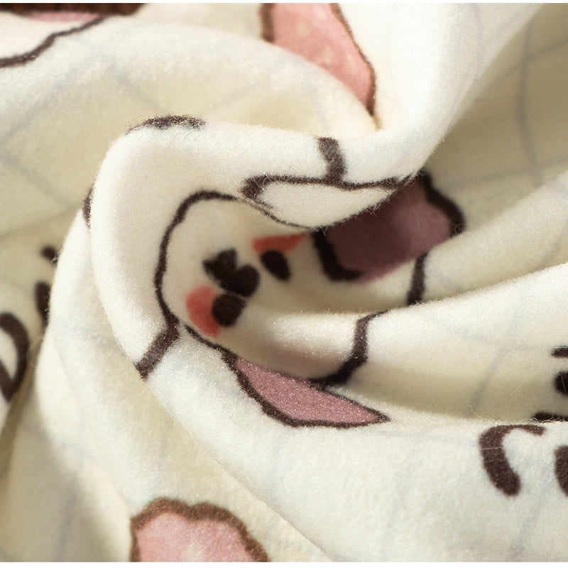 KFX-7459389 Cozy Velvet Bear Home Wear for Cats and Dogs - Cute Two-Legged Autumn and Winter Outfit