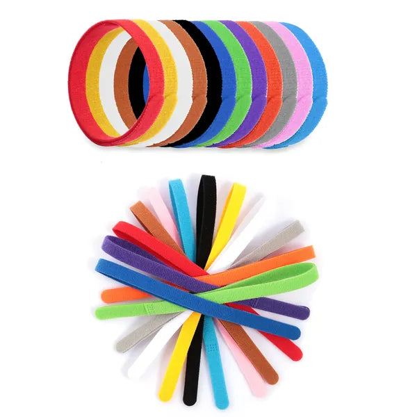 KFX-7620157 Adjustable Double-Sided Whelping ID Collars for Puppies and Kittens - 12 Color Set