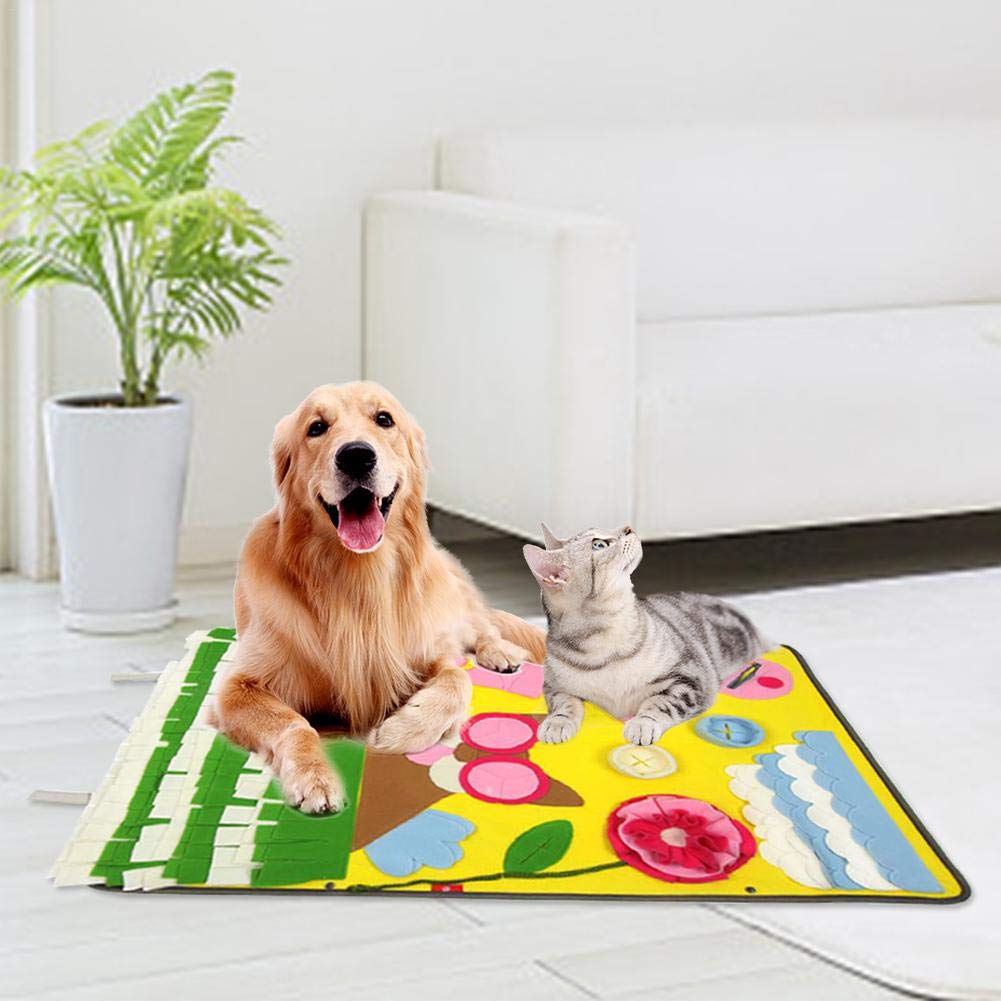 KFX-7626301 Dog Sniffing Pad for Stress Relief - 60x90cm Cloth Cushion for Pet Play and Pressure Venting