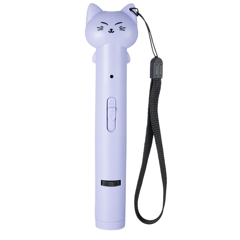 KFX-7700541 USB Rechargeable Infrared Cat Laser Light with Multiple Functions and Feather Accessory