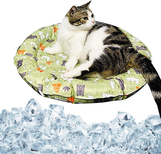 KFX-7789757 Cooling Pet Mat for Cats and Dogs - Soft and Comfortable Cushion for Summer Use