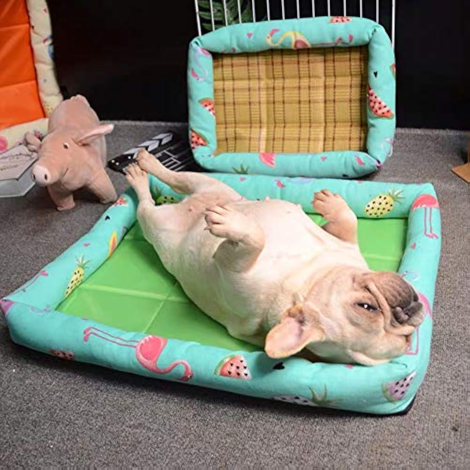 KFX-7855293 Double-Sided Pet Nest for Small and Medium Dogs, Bite-Resistant Oxford Fabric for Summer Comfort