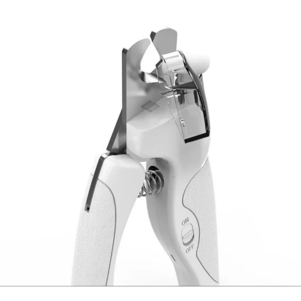 KFX-8081213 Rechargeable Pet Nail Clippers with LED Light for Safe and Precise Trimming of Dogs and Cats