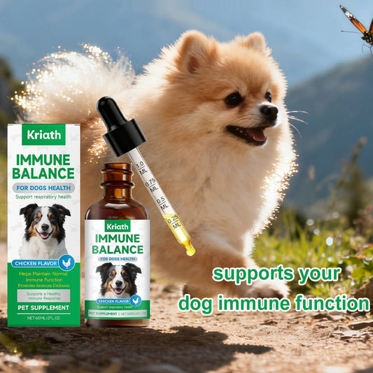 KFX-8089021 Immune Support Herbal Drops for Dogs with Cranberry, Echinacea, and Oregano Extract