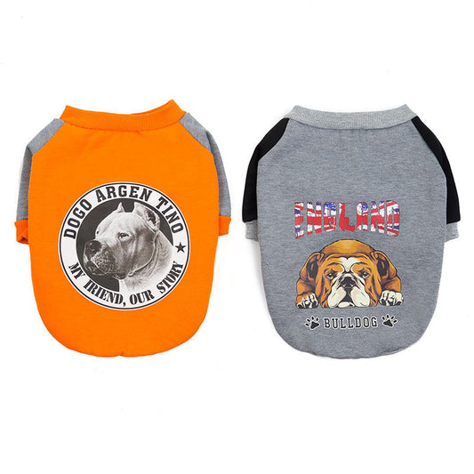 KFX-8099773 Plush Velvet Sweater for Small and Medium Dogs - Comfortable Cotton Two-Legged Style
