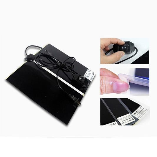 KFX-8121405 Adjustable Heat Mat with Temperature Controller for Terrariums and Reptiles, 28x28cm, 220V, 14W