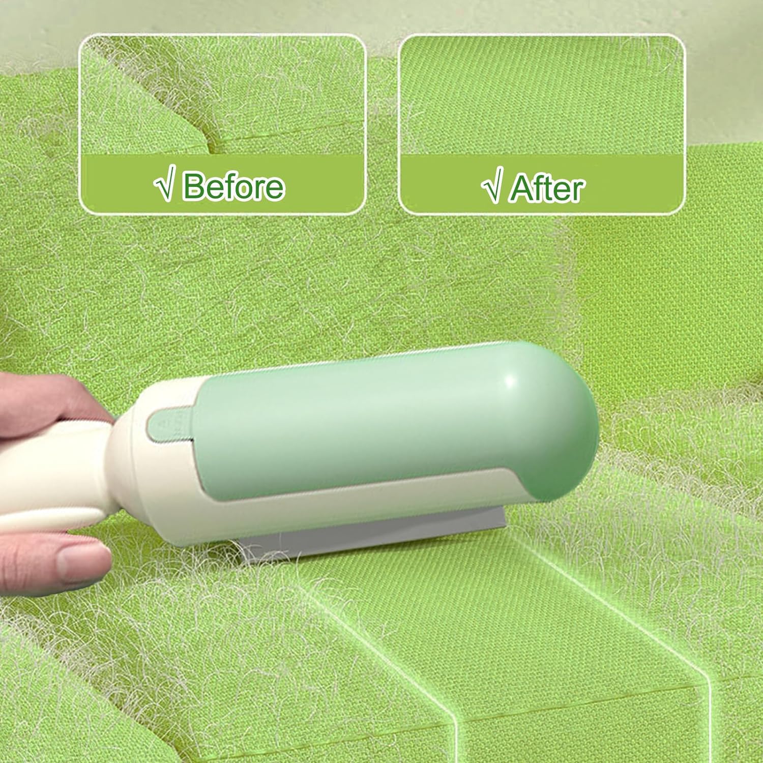 KFX-8150205 Pet Hair Remover for Couch, Bedding, and Furniture - Easy and Efficient Use